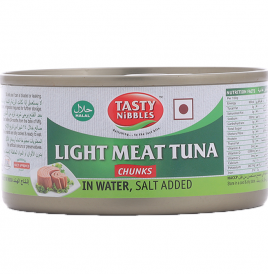 Tasty Nibbles Light Meat Tuna Chunks  Tin  185 grams